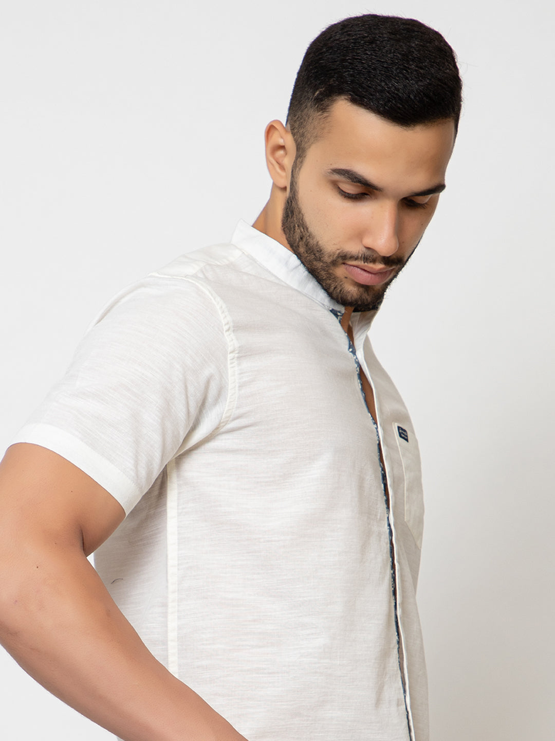503 Men's Linen Shirt I White