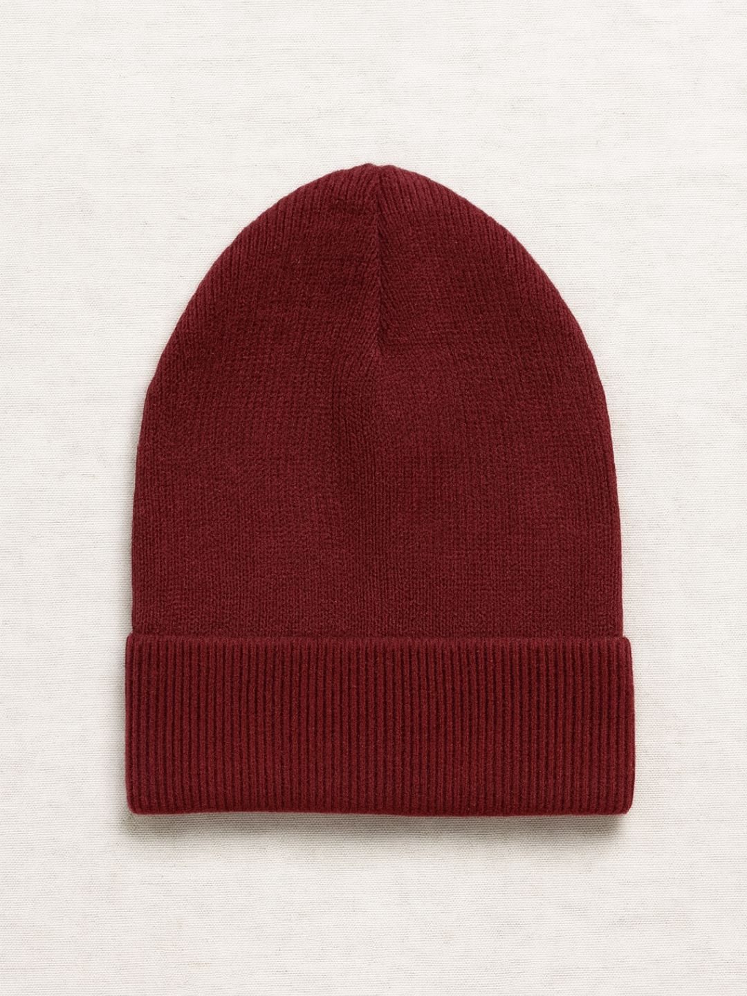 007 Rib Knitted Beanie I Wine I Unisex Men