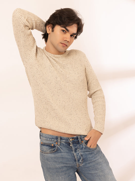 Limited Edition Chunky Ribbed Body Shaping Pullover I 237 VanillaBean