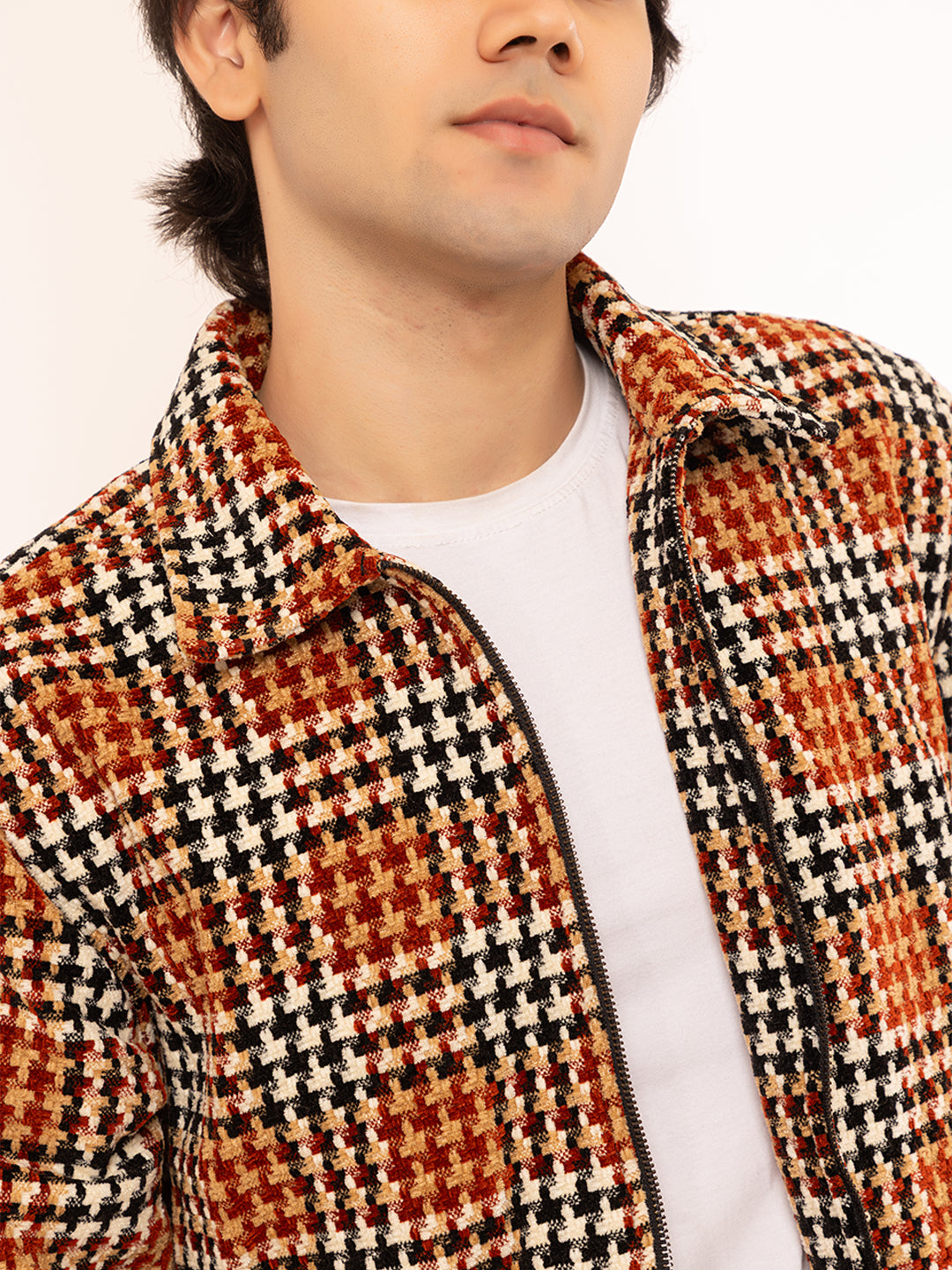 904 Chenile Sporty Jacket I Wine