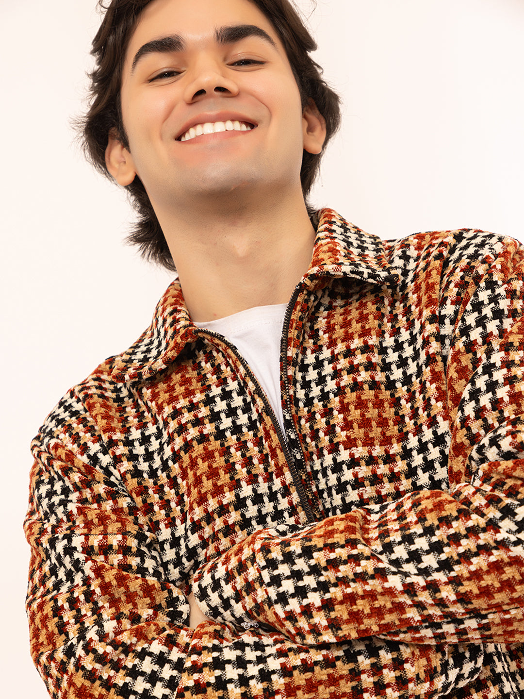 904 Chenile Sporty Jacket I Wine