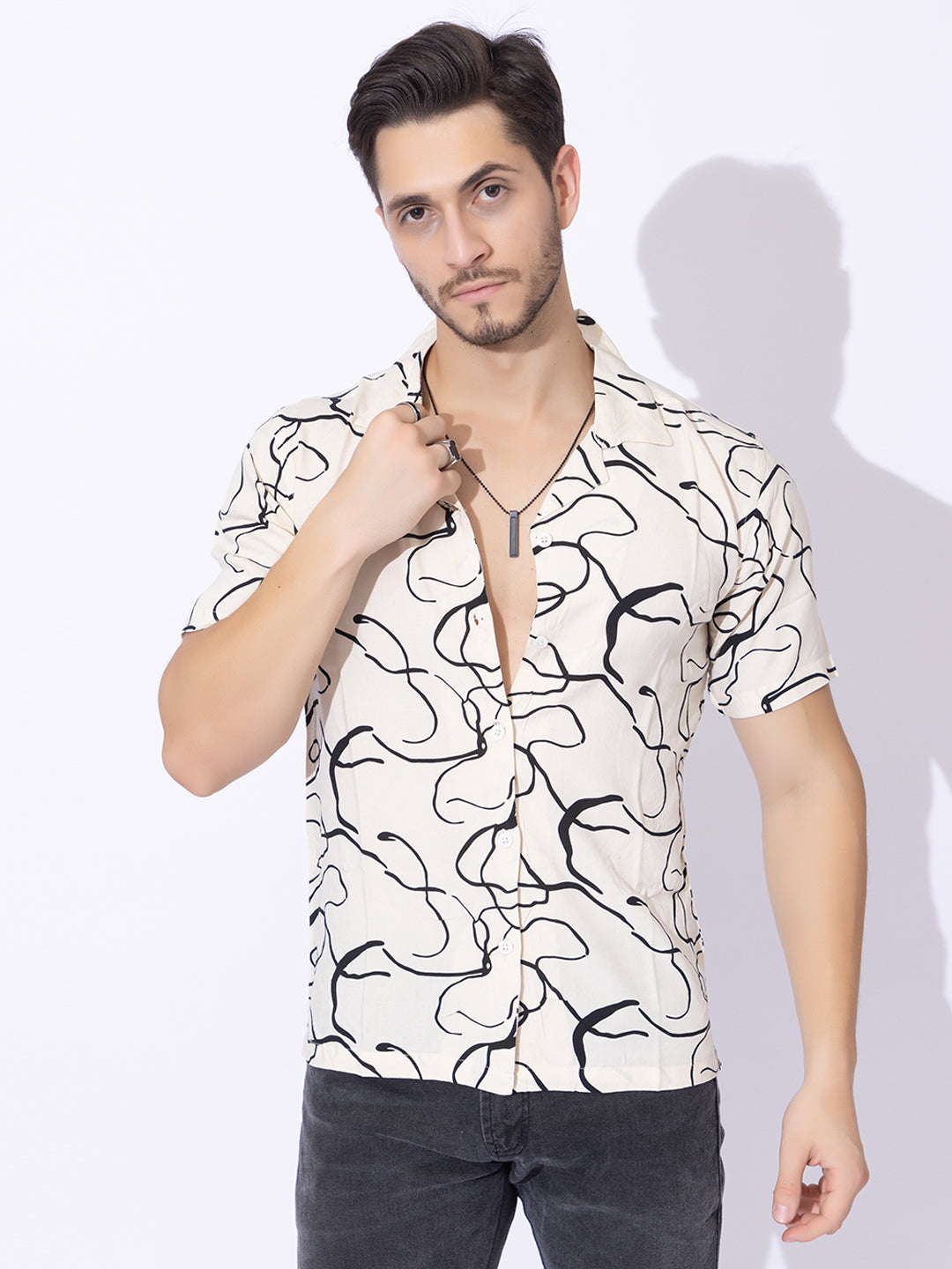 504 Men's Resort Shirt I Beige