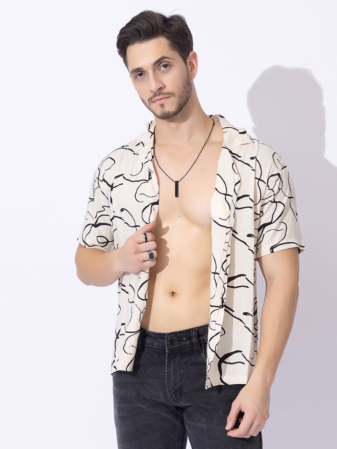 504 Men's Resort Shirt I Beige
