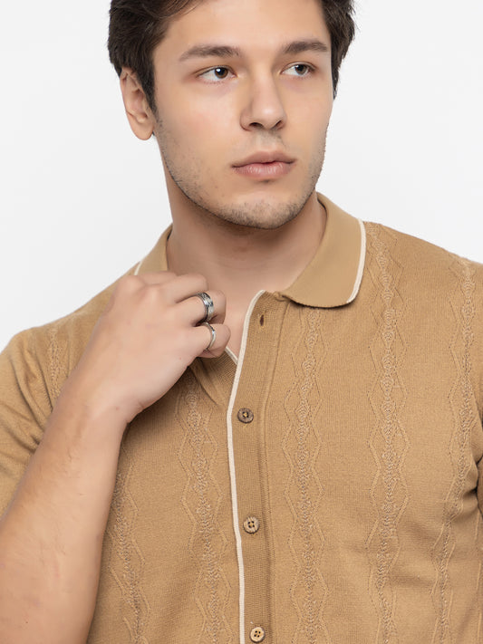 610 Resort Knit Polo I Chocolate Brown