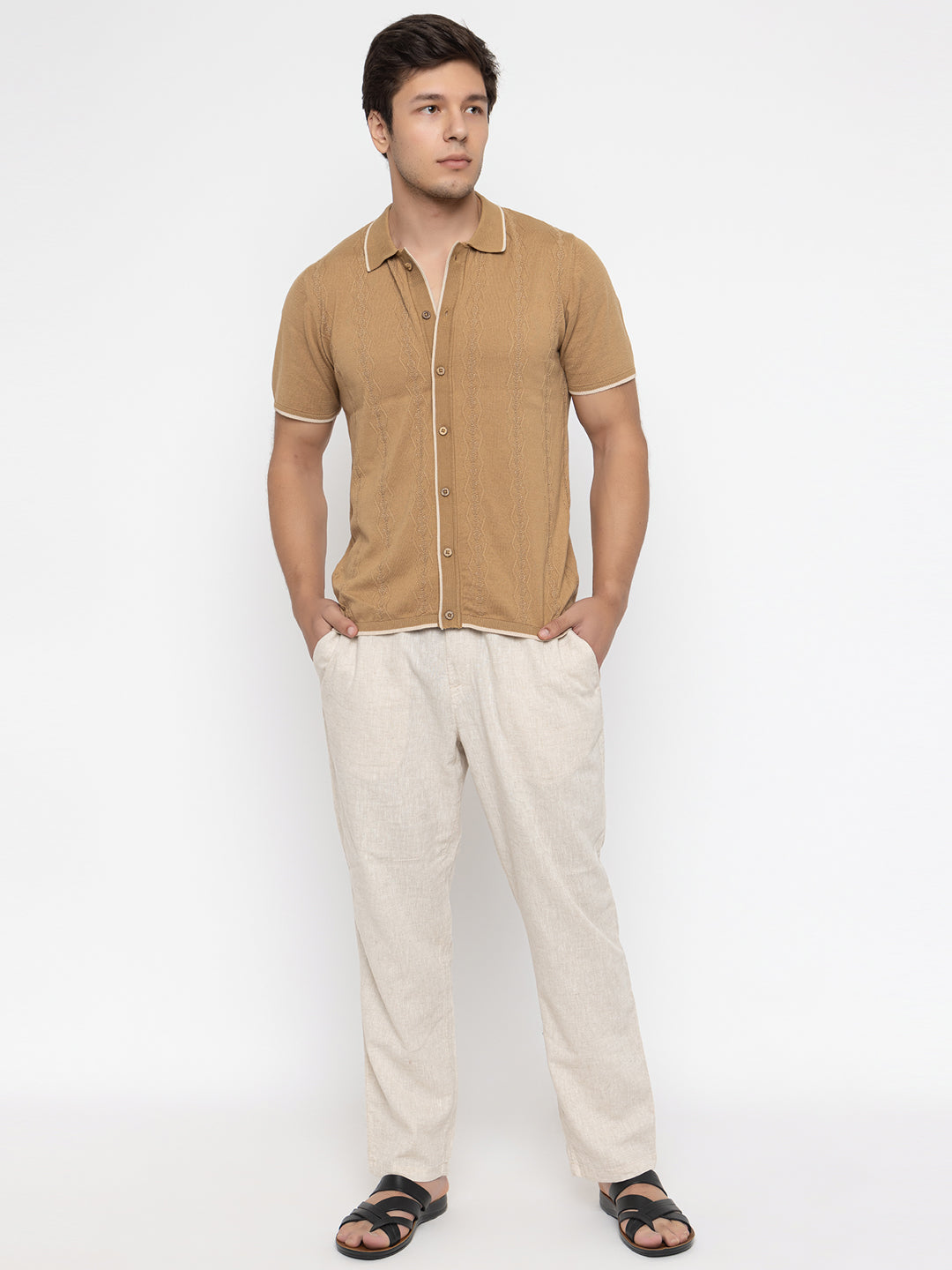 610 Resort Knit Polo I Chocolate Brown