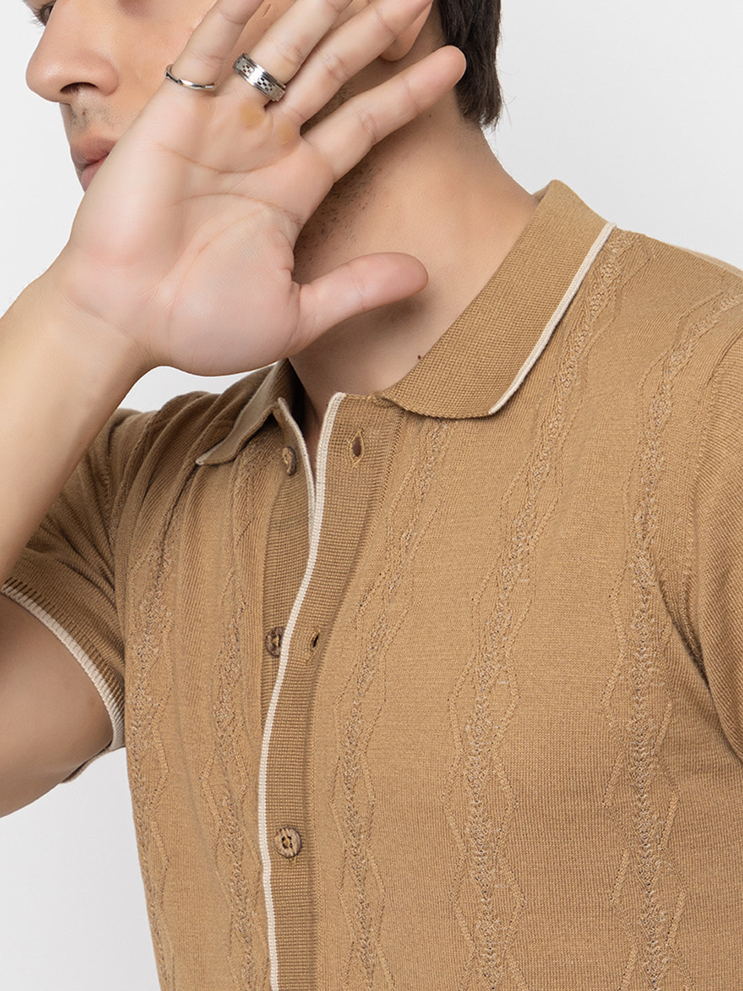610 Resort Knit Polo I Chocolate Brown
