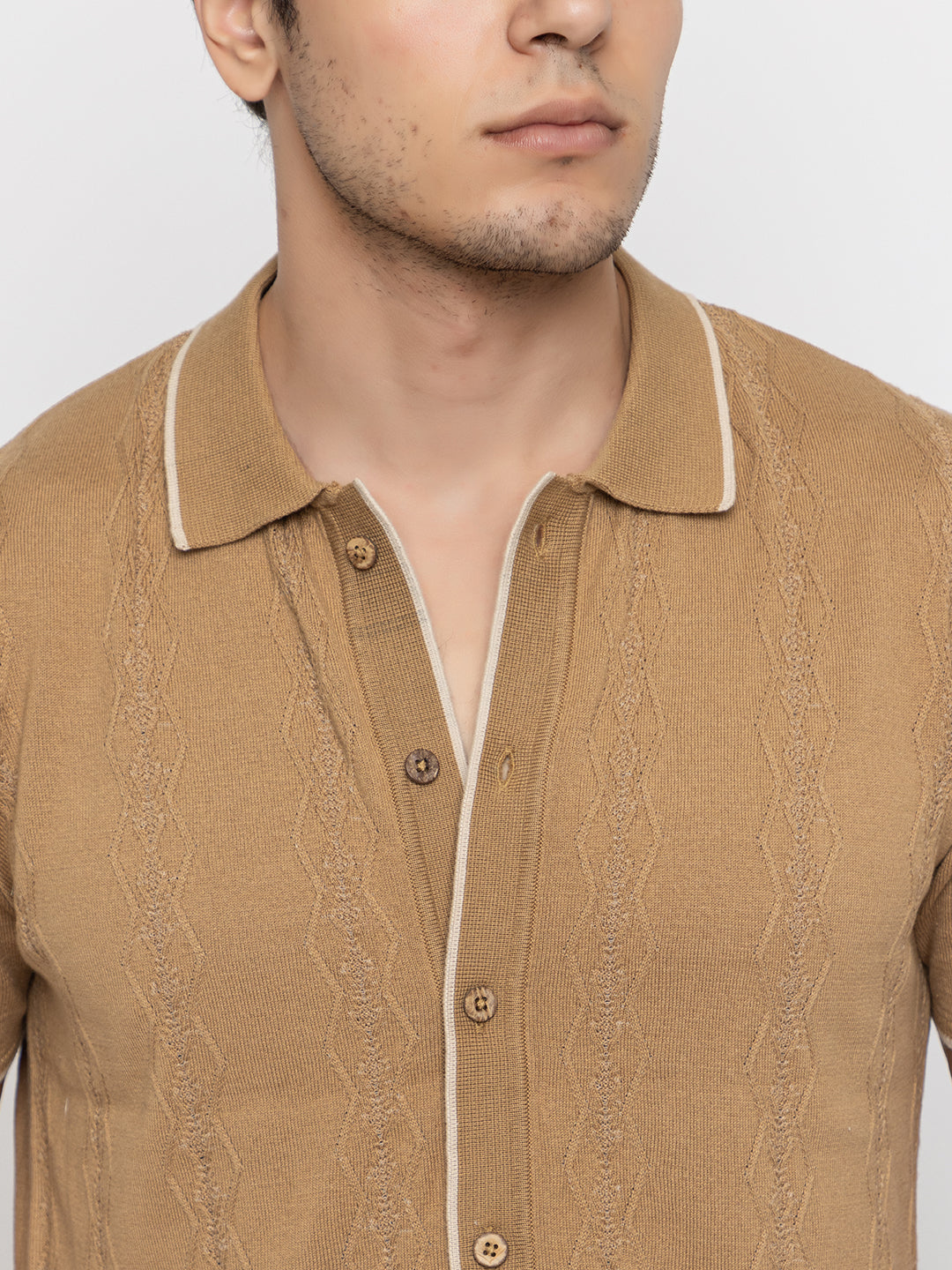 610 Resort Knit Polo I Chocolate Brown