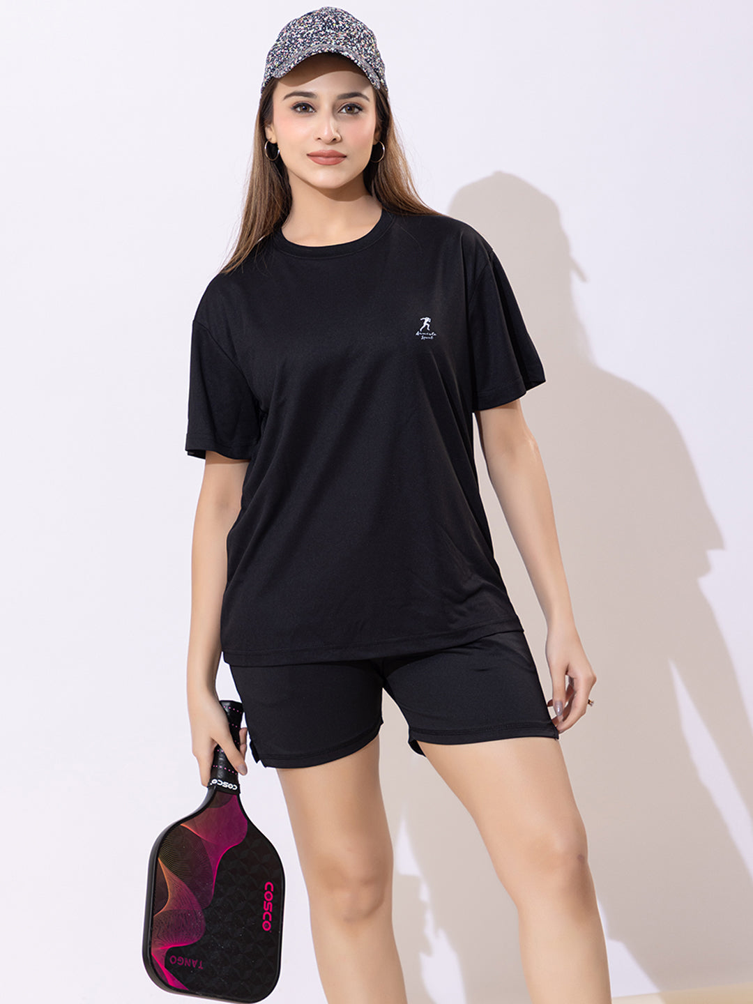 137 Oversized Dri-Fit Sports T-shirt I Pickleball & Paddle