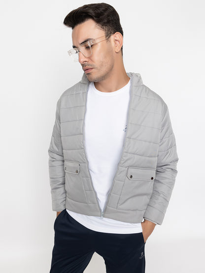 902 Quilted Puffer Jacket I Grey