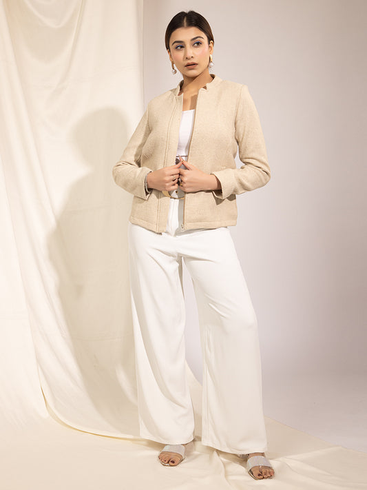 916 Wool Coat Jacket I Whipped Cream