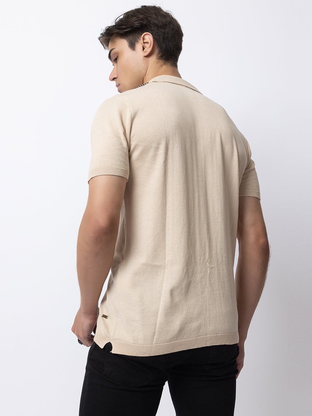 608 Resort Knit Polo I Oatmeal