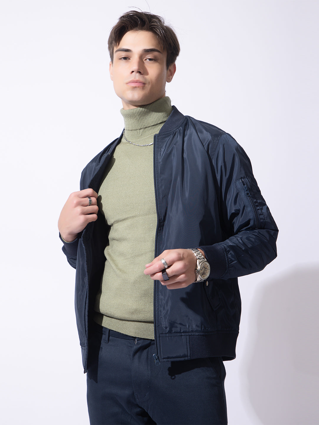 230 Turtle Neck Pullover I Wool I Woolmark Certified I Pista