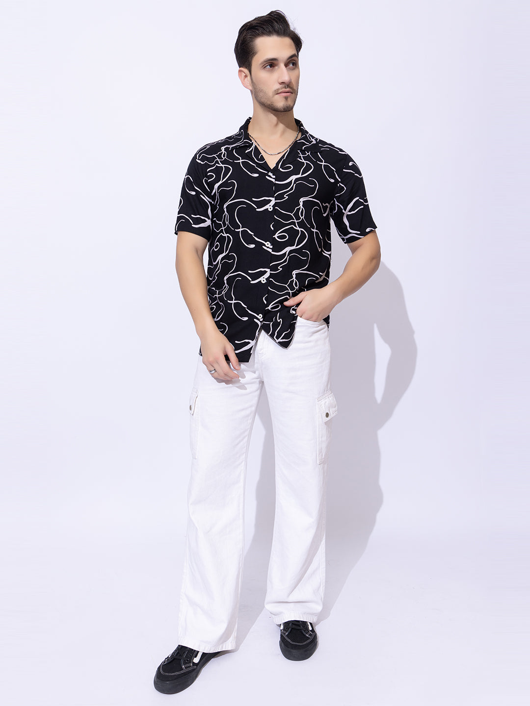 504 Men's Resort Shirt I Black