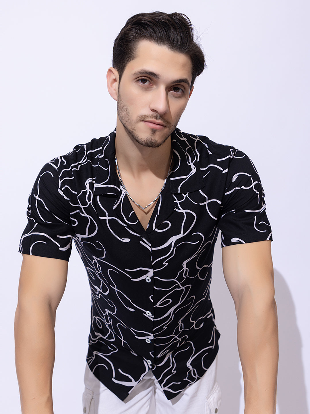 504 Men's Resort Shirt I Black