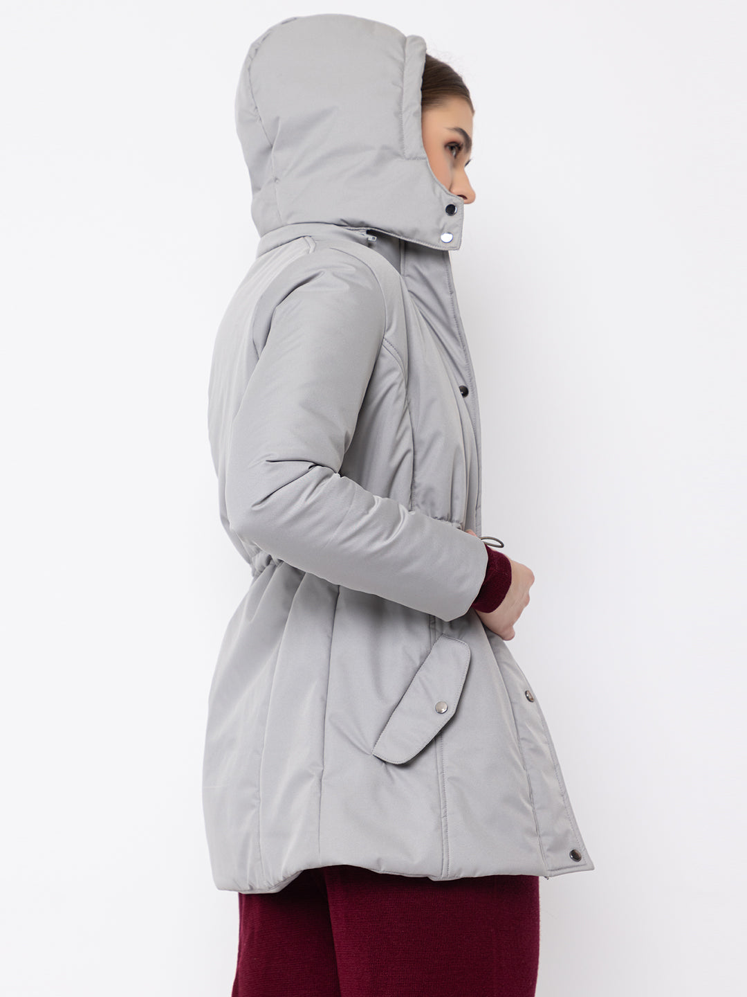 911 Quilted Parka with Detachable Hood