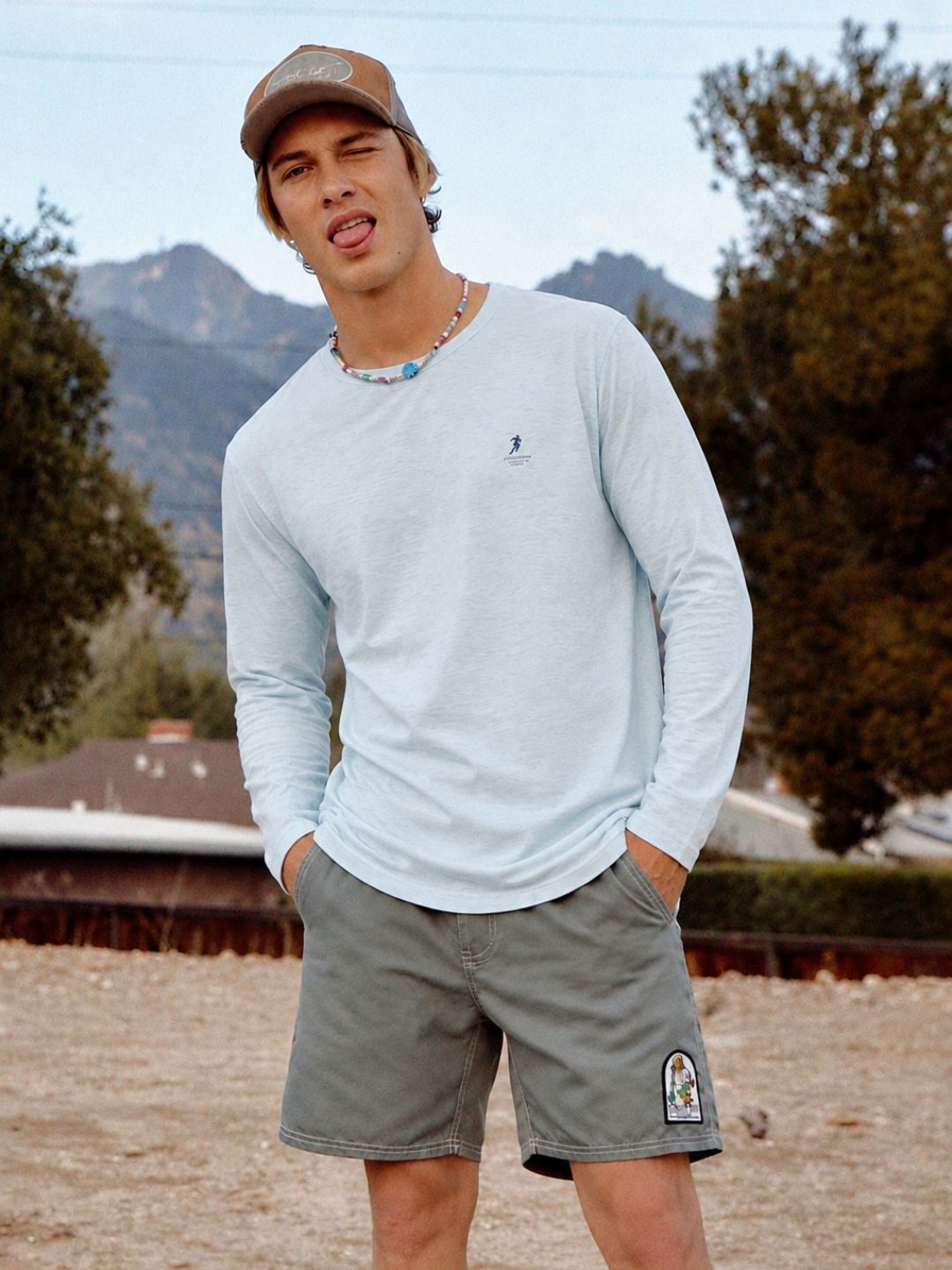 122 Dri-Fit Sports T-shirt I Sky I Long Sleeves