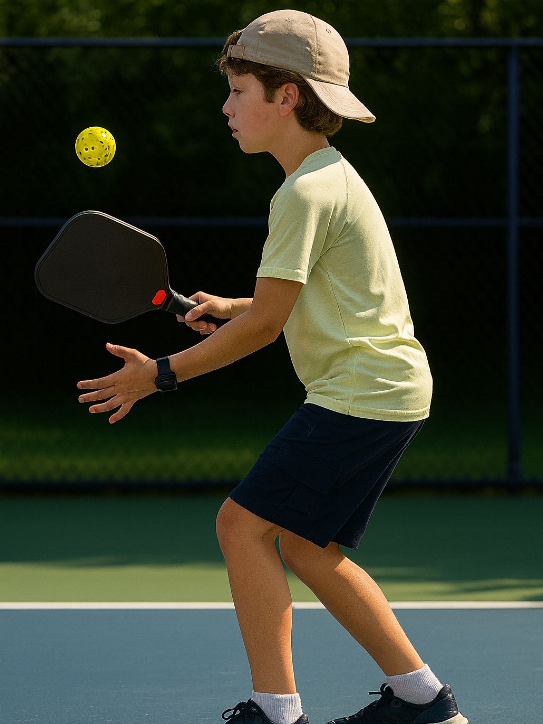 120 Boys Dri-Fit Sports T-shirt I Yellow