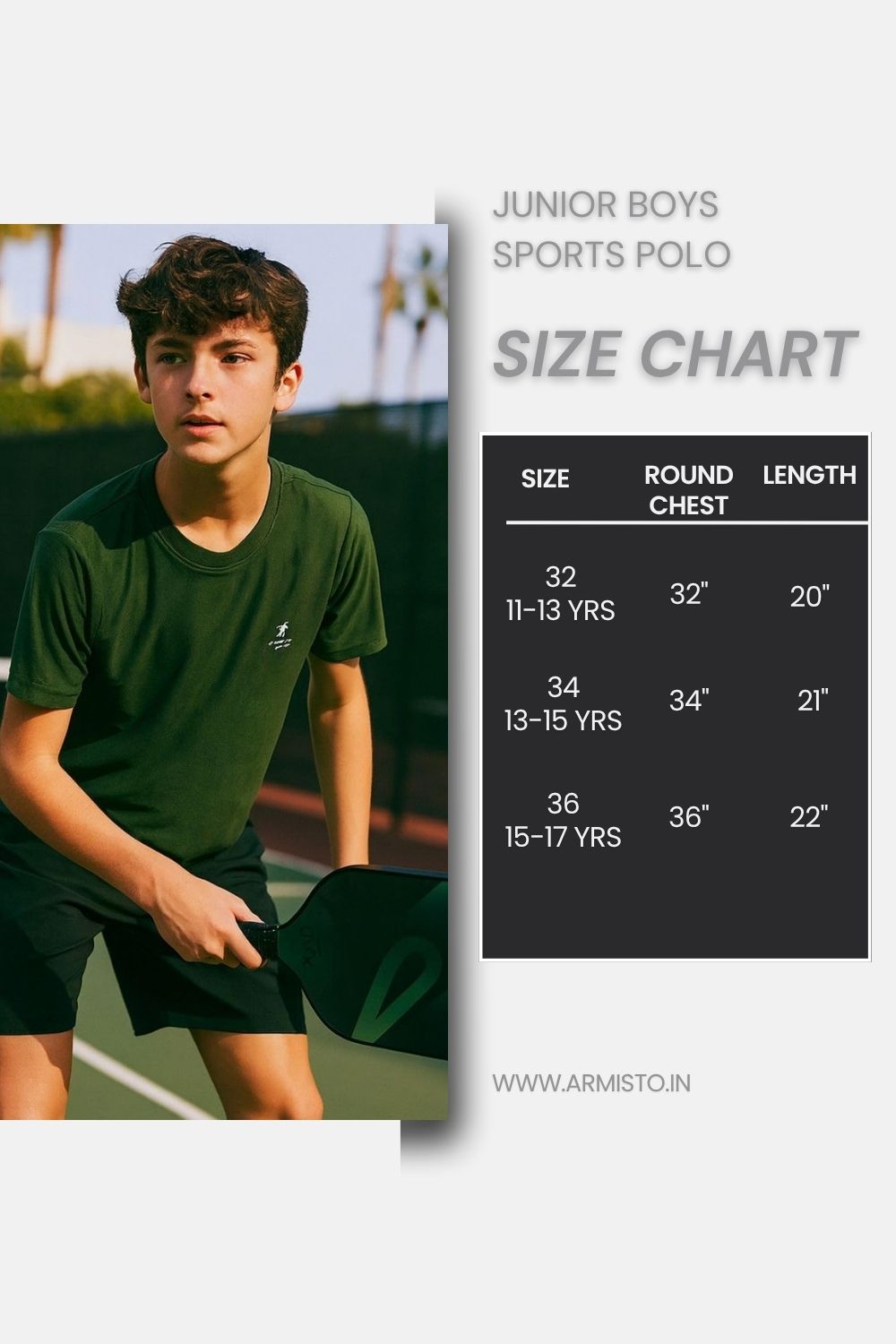 120 Boys Dri-Fit Sports T-shirt I Olive