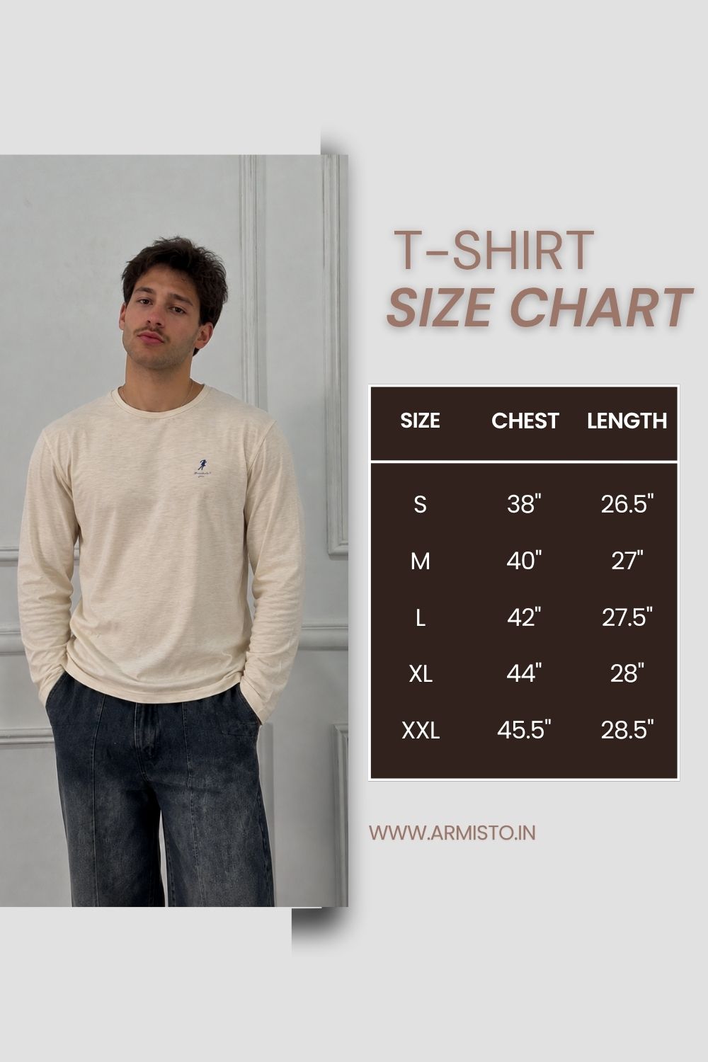 122 Dri-Fit Sports T-shirt I Oatmeal I Long Sleeves