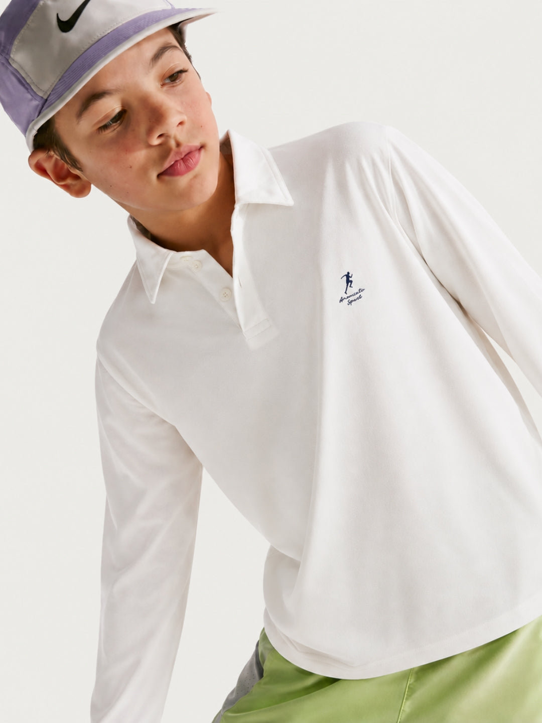 127 Boys Dri-Fit Sports T-shirt I White