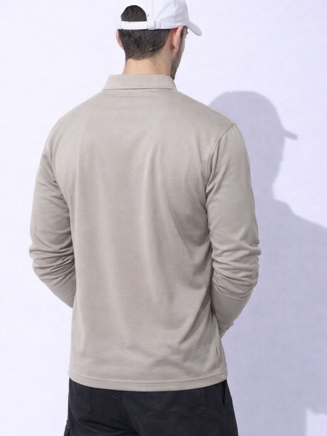 127 Polo Dri-Fit Sports T-shirt I Camel I Long Sleeves