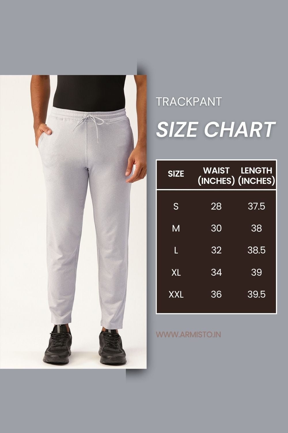 145 Men's DRI-Fit Trackpant I Grey
