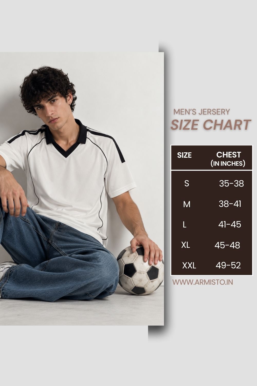Mens DriFit Sports Jersey | 176 White