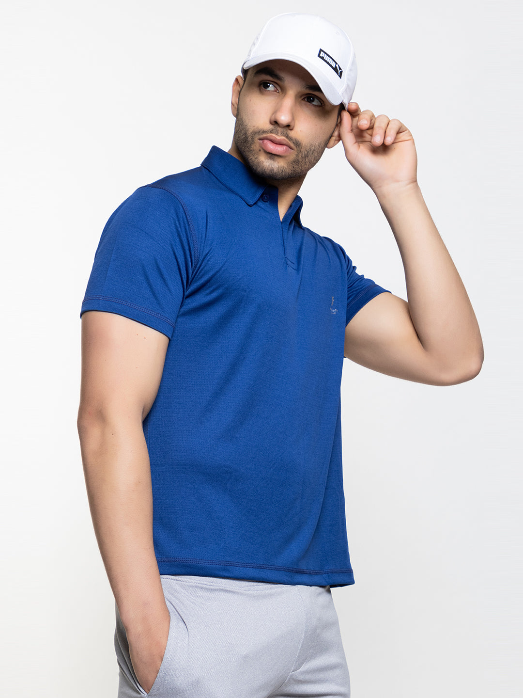 126 Polo Dri-Fit Sports T-shirt I Denim Blue