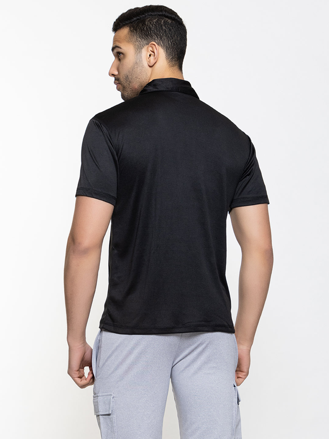 126 Polo Dri-Fit Sports T-shirt I Black