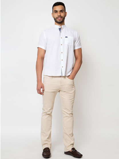 503 Men's Linen Shirt I Off-White