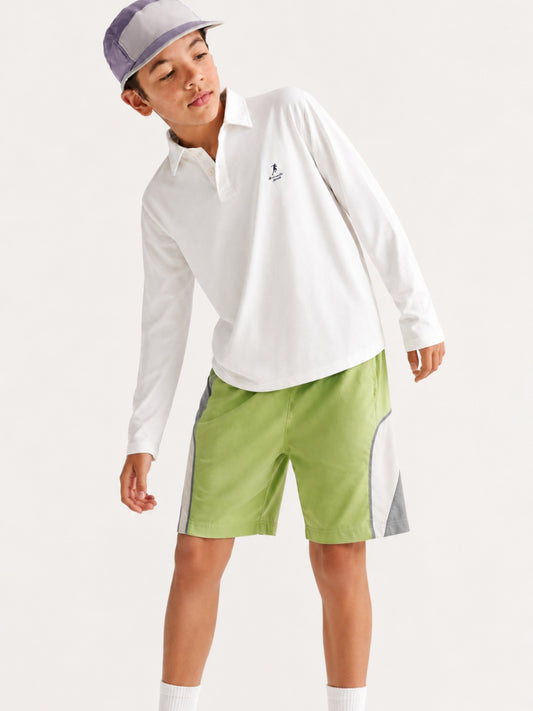 127 Boys Dri-Fit Sports T-shirt I White