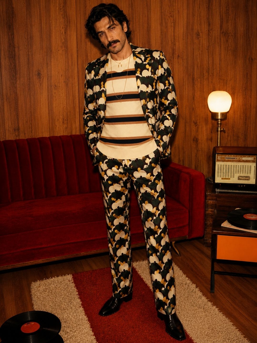 222 Korean Striped Pullover I Ecru