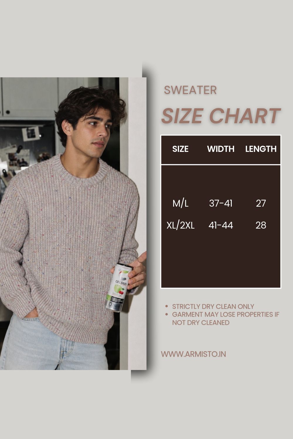 Limited Edition Chunky Ribbed Body Shaping Pullover I 237 Dotted Candy