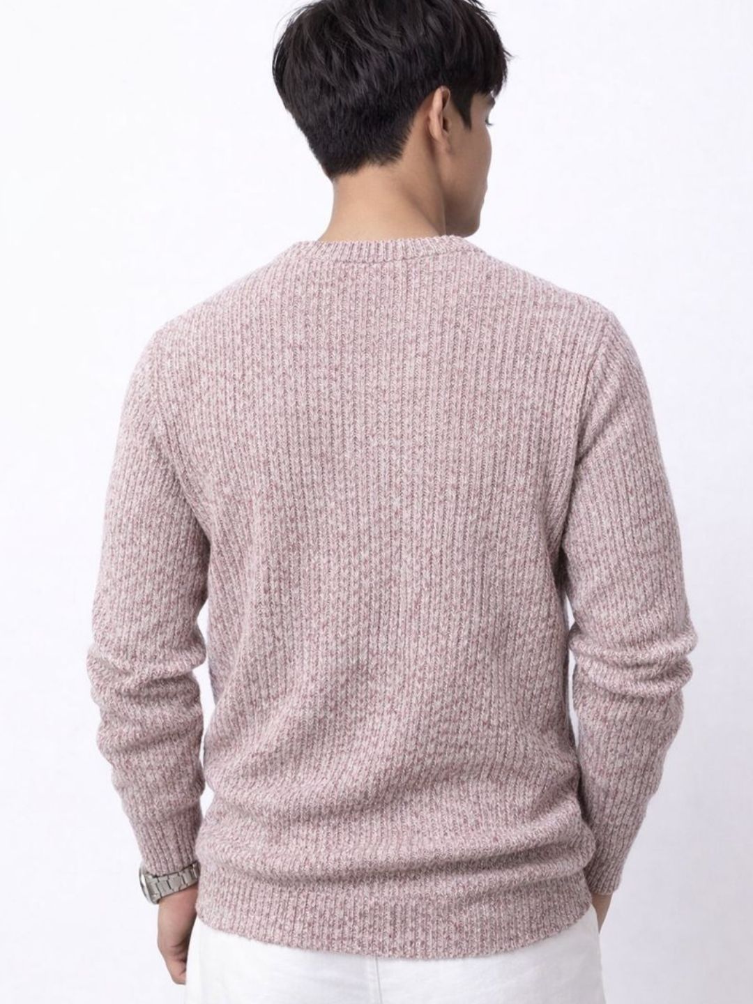 Limited Edition Chunky Ribbed Body Shaping Pullover I 237 Pink