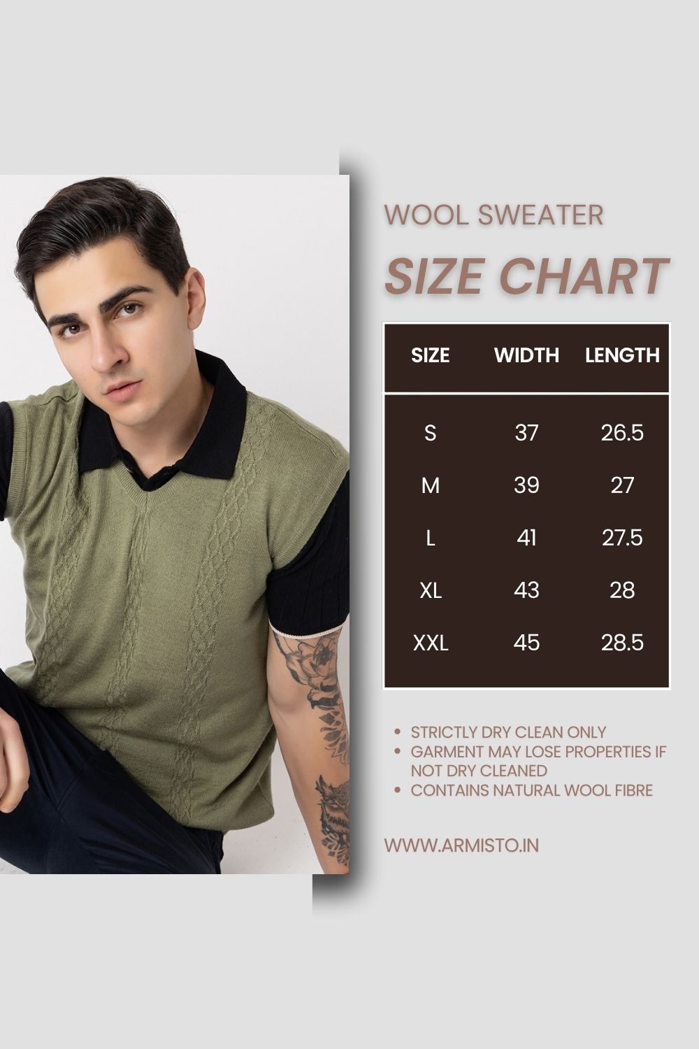 238 Cable Pullover I Wool I Woolmark Certified I Olive
