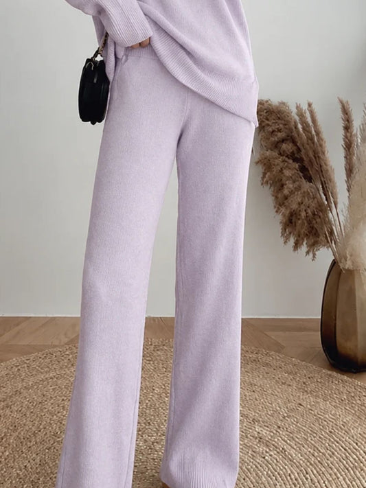 320 Knit Lower I Lavendar