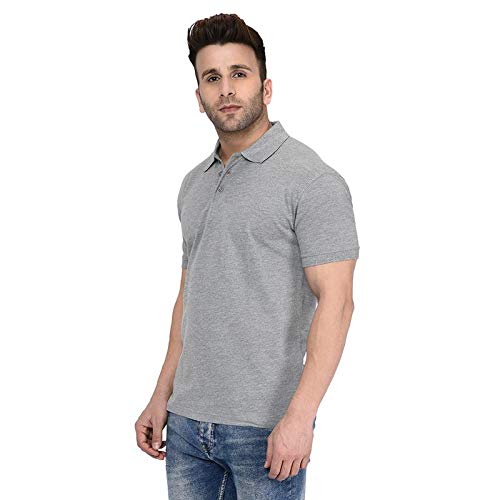 Men's Cotton Polo Basic I 107 Grey