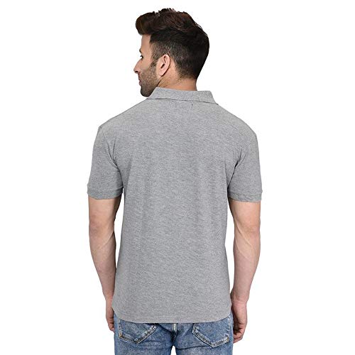 Men's Cotton Polo Basic I 107 Grey