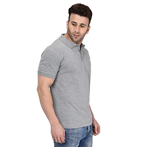 Men's Cotton Polo Basic I 107 Grey