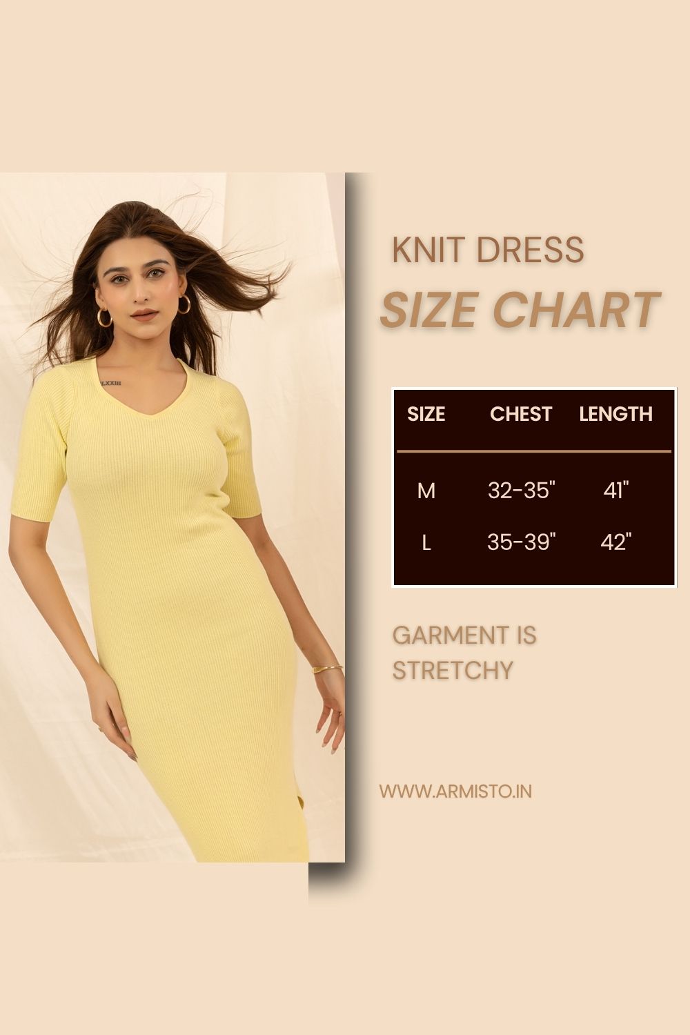 420 Side Slit Knit Midi Dress I Pure Cotton I Limoncello