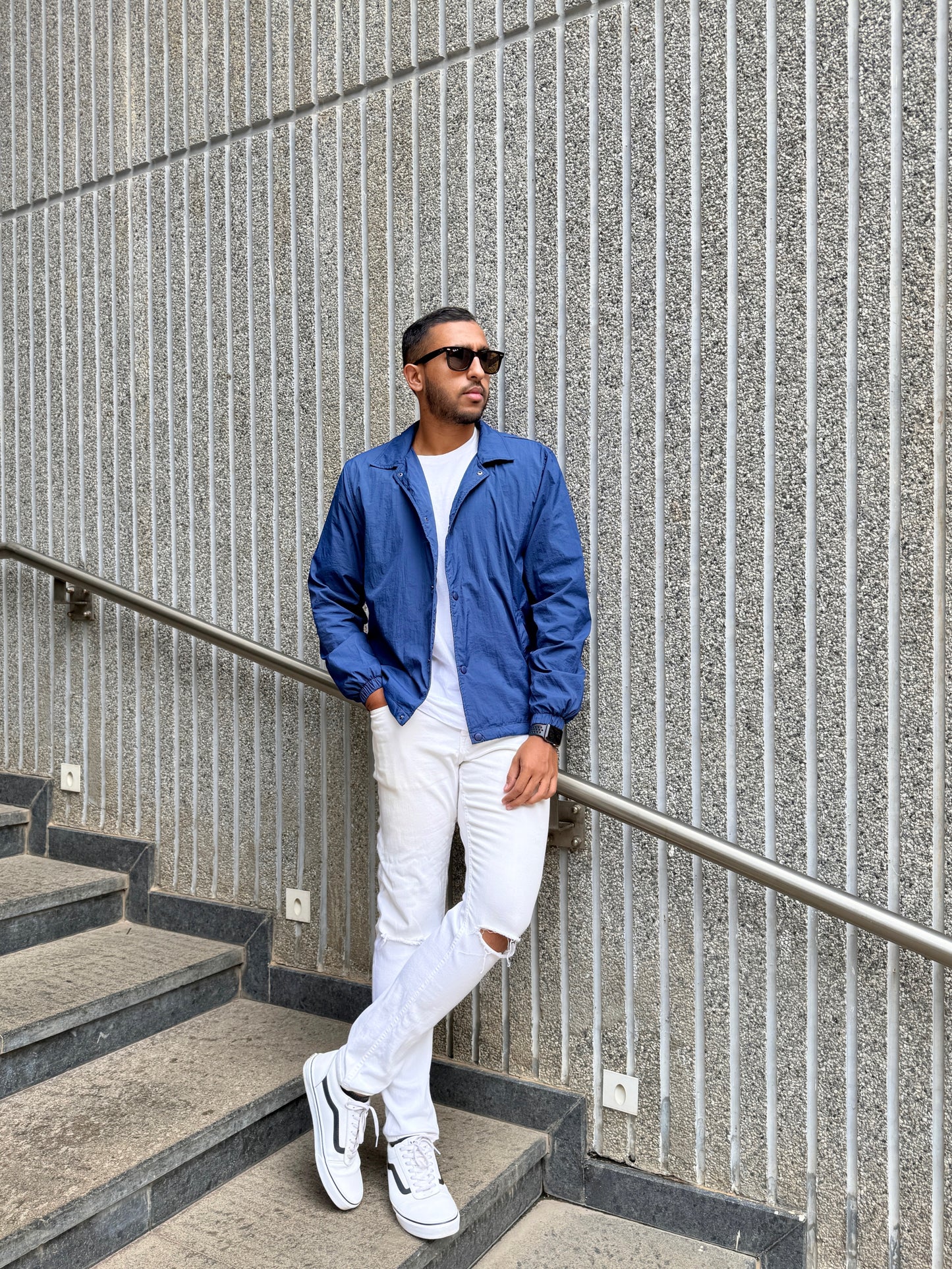903 Light Utility Shacket I Mexican Blue