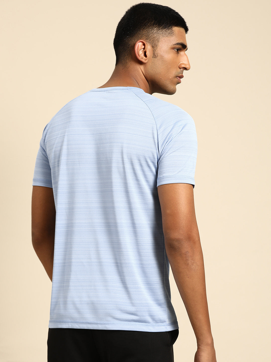 128 Textured Dri-Fit Sports Tshirt I Sky