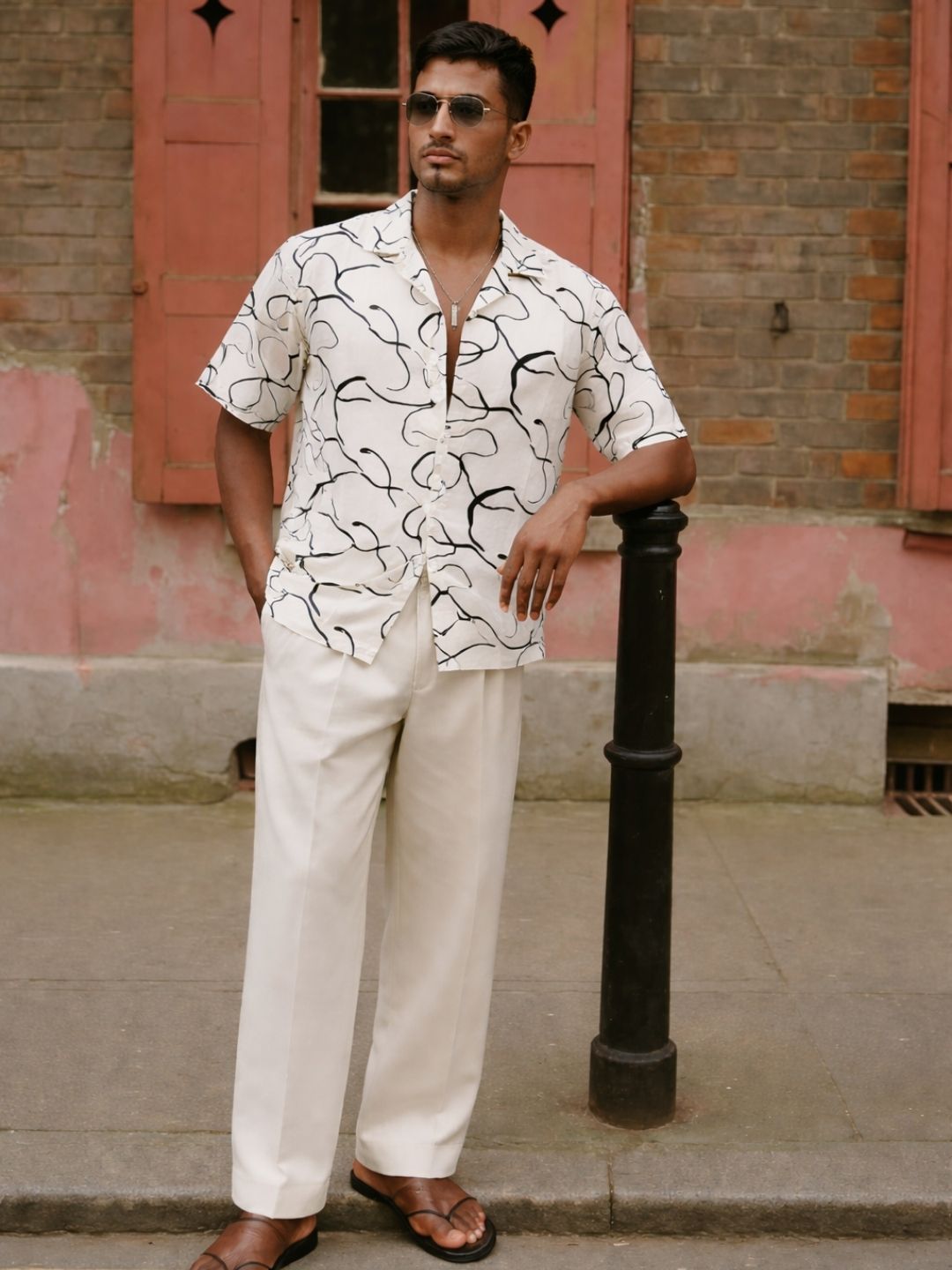 504 Men's Resort Shirt I Beige