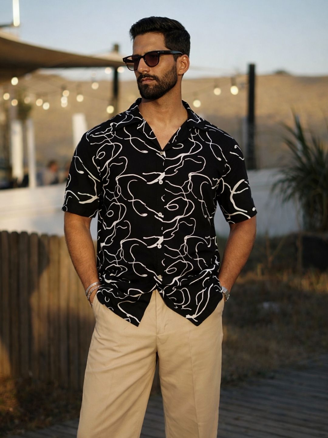 504 Men's Resort Shirt I Black