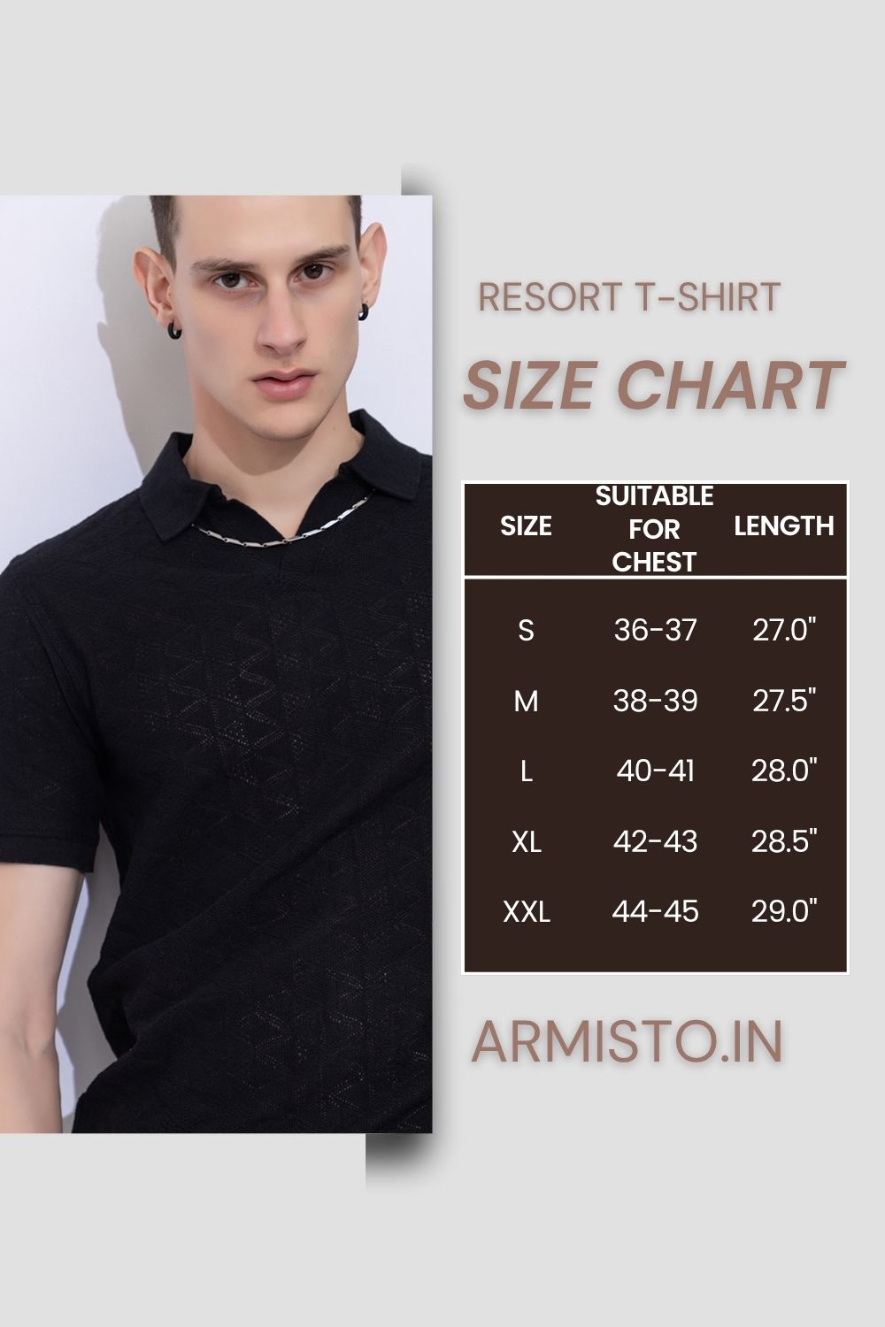 506 Crochet Resort T-shirt I Black