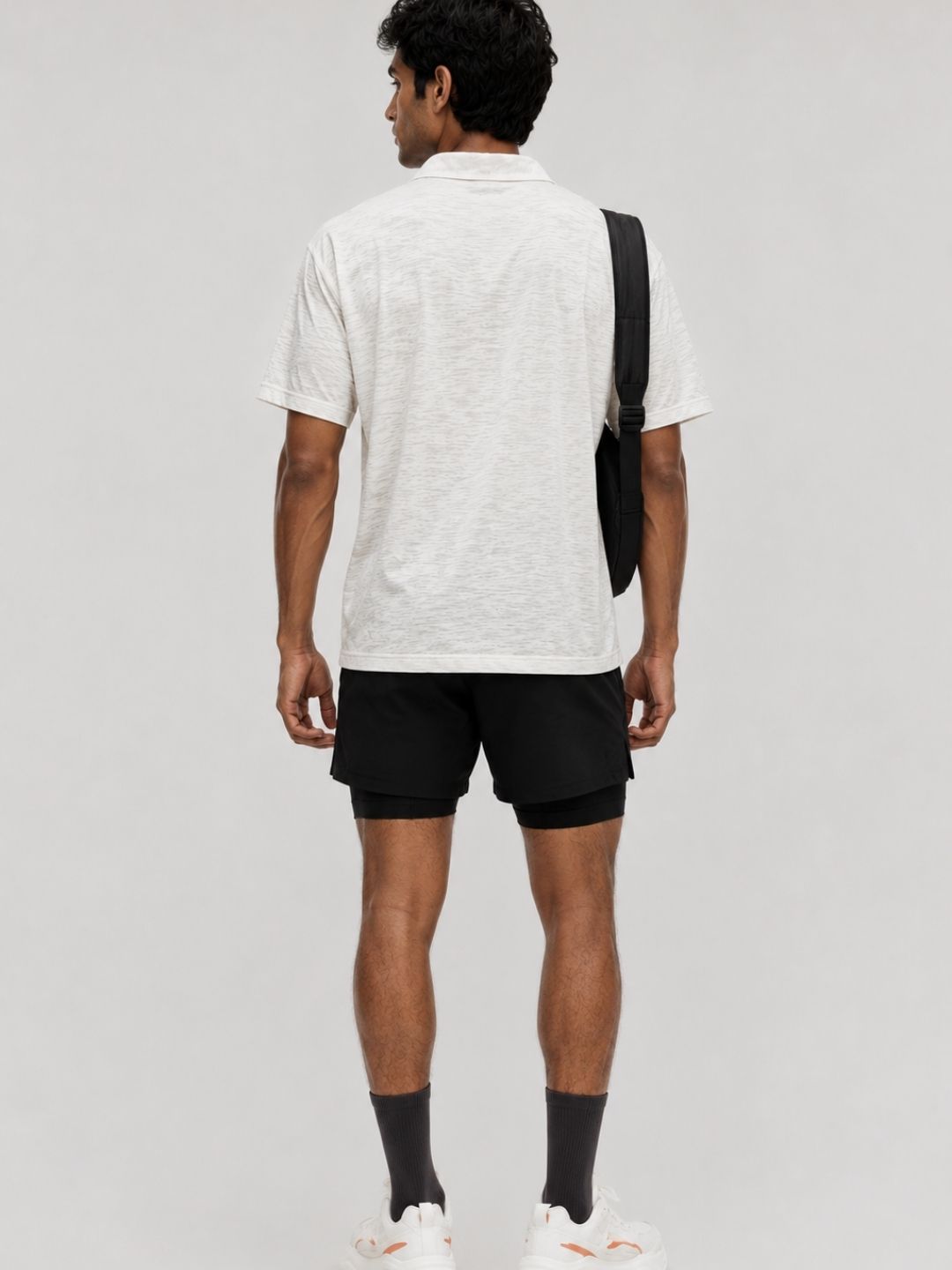 507 Johnny Collar Dri-Fit Sports T-shirt I Textured Off White