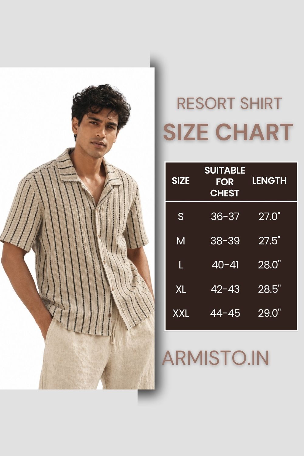 508 Crochet-style Resort Shirt  I Camel