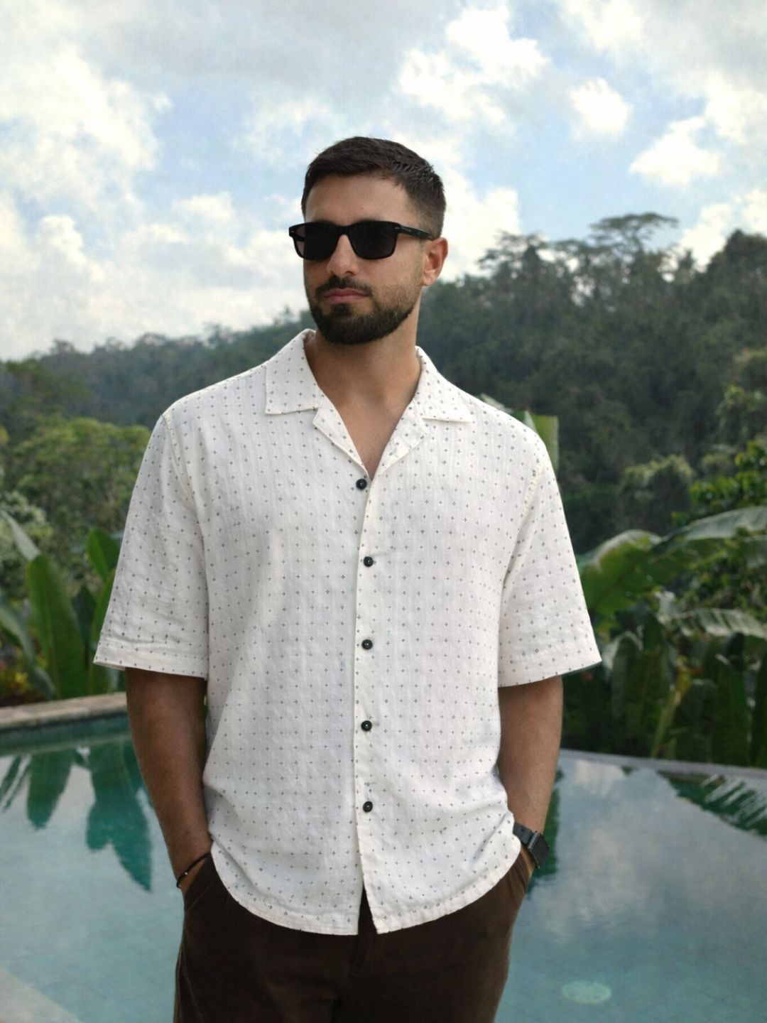 514 Men's Resort Shirt I White