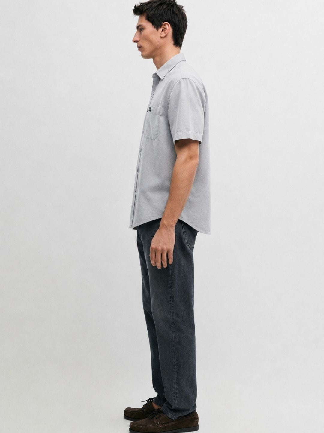 517 Men's Linen Shirt I Summer Grey