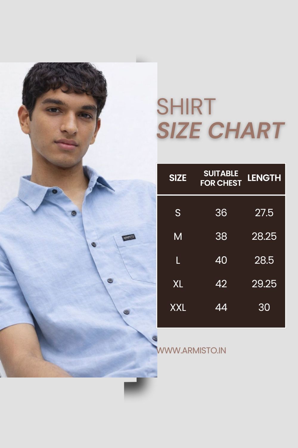 517 Men's Linen Shirt I Summer Sky